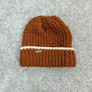 NWT Women's Orange GIGI PIP Knit Beanie Hat